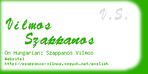 vilmos szappanos business card